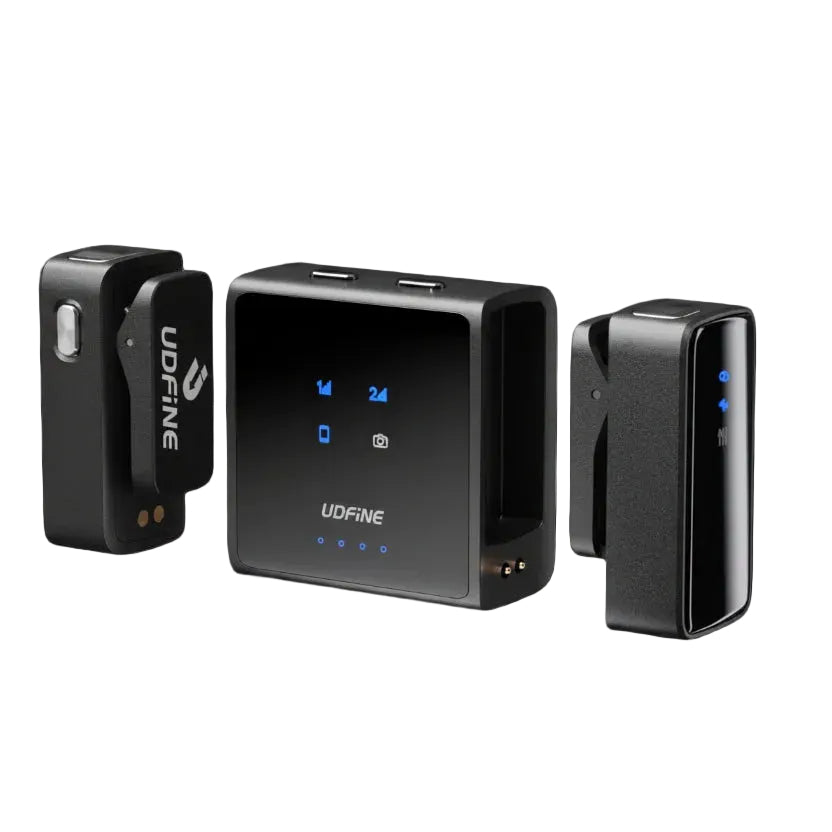 Microfono Udfine Mic Active Negro - 2 Mic