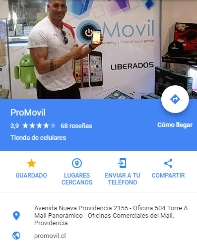 Dirección ProMovil Chile